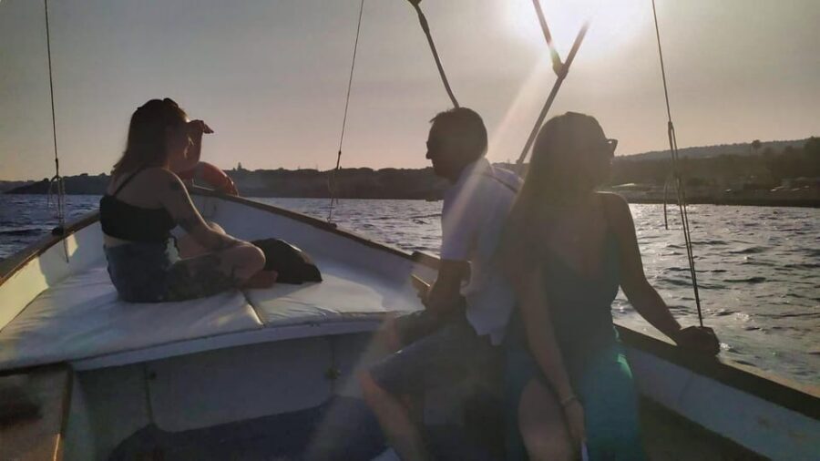 Aci Trezza boat tour sunset and dinner sicilian family home - The Cyclops Coast by long-tail boat: Lachea, Faraglioni, and myth