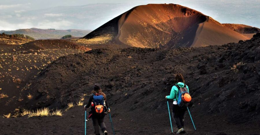 Catania: Etna Morning or Sunset Trek with Lava Tunnel & Gear - Walking the lunar terrain: craters, lava deserts, and real altitude