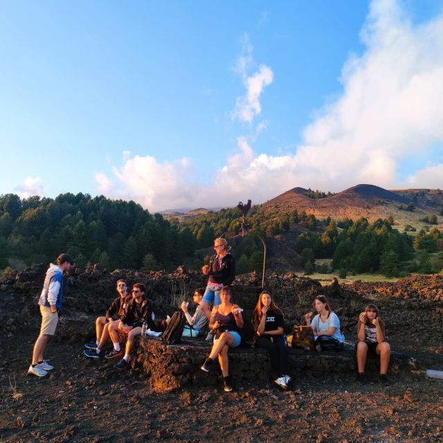 Etna excursions at sunset ancient craters and lava flows - The Pickup Plan: Trecastagni Start Makes Life Easier