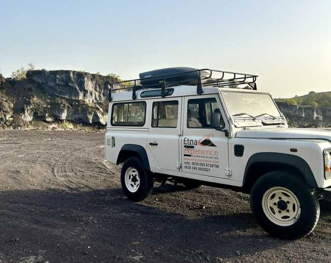 From Catania: 4x4 Mt Etna Jeep Tour - Monte Salto del Cane: A Crater Stop at About 1,400 M