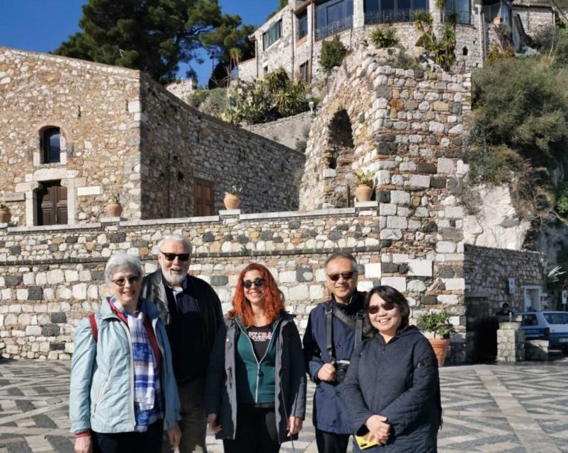 From Catania: Day Trip to Giardini Naxos and Taormina - Castelmola: Norman wall ruins and the view near the Ancient Roman Arch