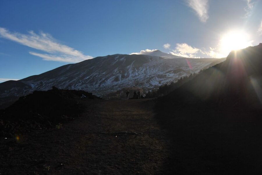 From Catania: Mount Etna Sunset Tour - The drive and first views from the van