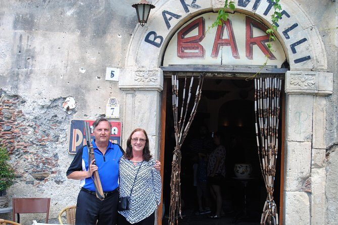 From Catania: Private/Guided Godfather with Appetizer and Pasta - Savoca walk: Santa Lucia church and the wedding-route down the hill