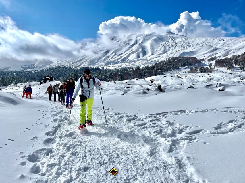 Piano Provenzana: Guided Mt. Etna Snowshoeing Trek - Timing and effort: 3 hours, 300 meters, and snowy footing